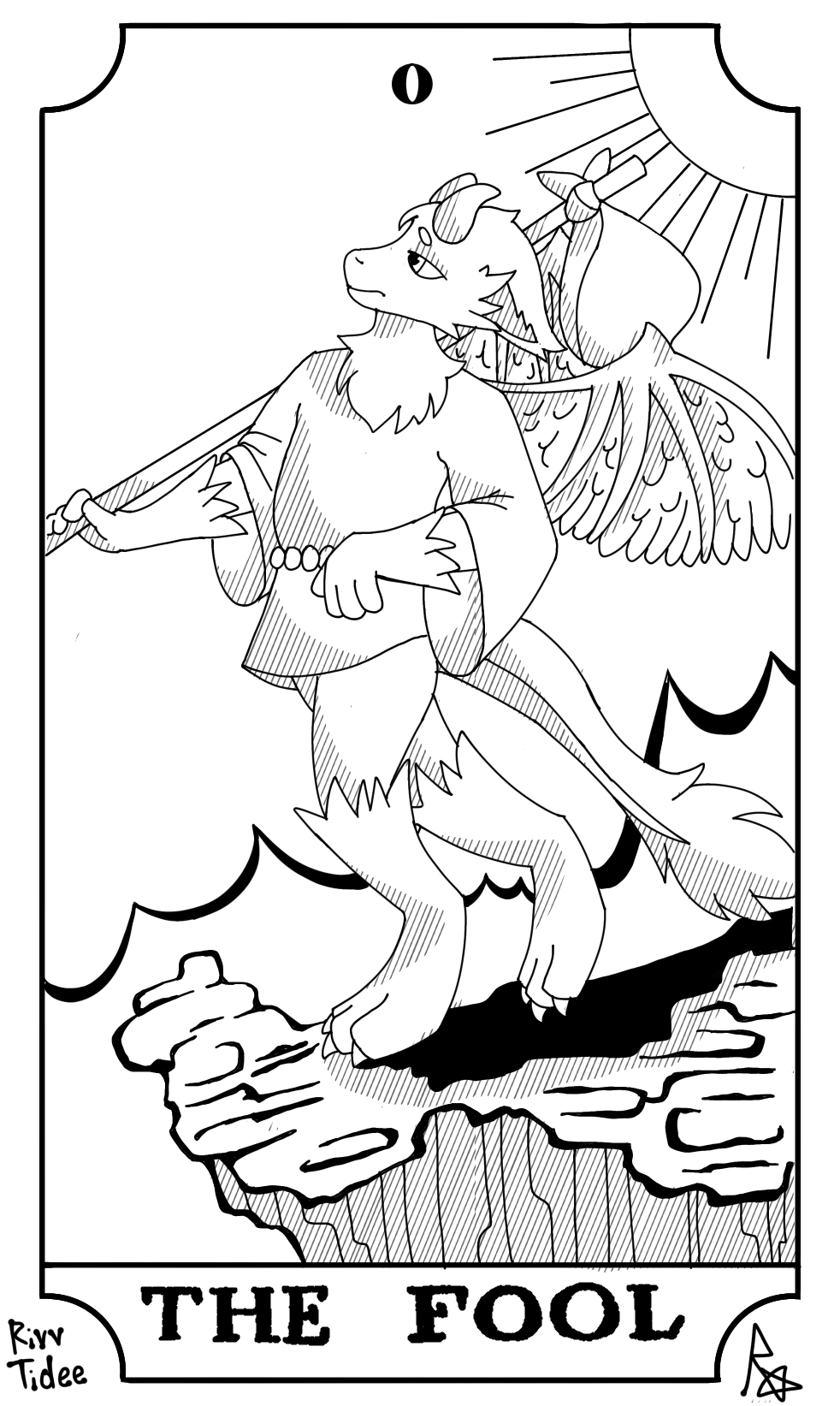 The Fool illustration by rivvtidee